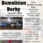 Divide County Fair Demolition Derby