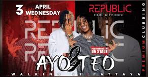 Ayo & Teo performing LIVE IN CONCERT at Republic Nightclub