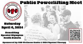 3rd Annual Ryan Hanks Liftathon - Public Powerlifting Meet Benefiting Special Olympics South Dakota