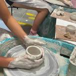 4 wk pottery wheel course, Wednesdays from June 5th 6-8pm