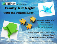 Family Art Night: The Origami Lady