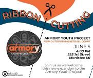 Ribbon Cutting: Armory Youth Project, New Basketball Court