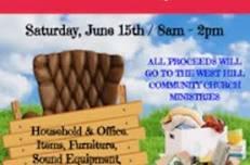 WEST HILL COMMUNITY CHURCH YARD SALE