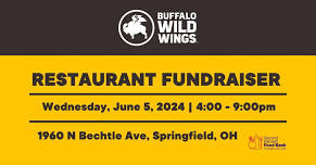 Buffalo Wild Wings Fundraiser Supporting Second Harvest Food Bank