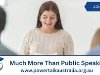 Improve your Speaking Skills with fun and Support at Hobart POWERtalkers