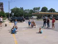 Sidewalk Chalk Art