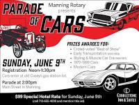 Manning Rotary Parade of Cars