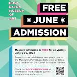 Boca Raton Museum of Art Offers Free June Admission