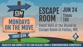 Monday on The Move-Boxed In Escape Room