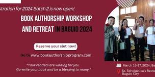 Book Authorship Workshop and Retreat Batch 2 of 2024