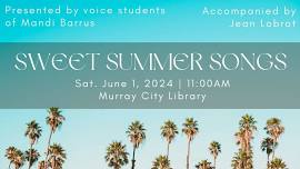 Sweet Summer Songs: A Studio Recital