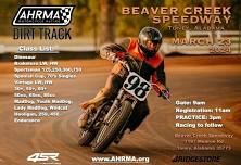 AHRMA Dirt Track Season Opener at Beaver Creek Speedway