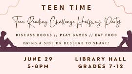 Teen Time: Teen Reading Challenge Party