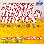 Music Bingo @ Jerseys Pub and Grub with Think & Drink Entertainment (Wednesdays @ 7pm)