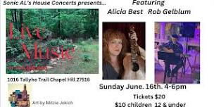 Alicia Best & Rob Gelblum Live At Sonic AL's House Concert