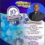 Fr. Leonard Gicheru's 10th Ordination Anniversary Celebration