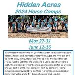 Hidden Acres Summer Horse Camp