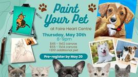 June 11th Paint Your Pet pARTy!