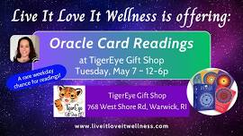 Card Readings at TigerEye Gift Shop (May 7) — Live It Love It Wellness