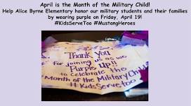 Purple Up for Military Children!