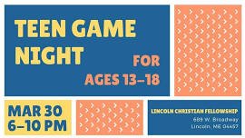 Teen Game Night