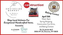 Spring Shopping, Canstruction Can Drive, and Baking Contest