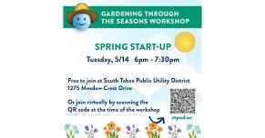 Gardening Through the Seasons: Spring Start Up