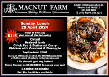 Sunday Lunch at Macnut Farm