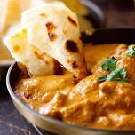 Butter Chicken & Garlic Naan