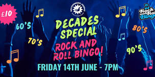 Decades Special- Rock n Roll Bingo