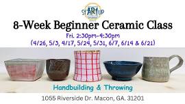 8-Week Beginner Ceramic Class (Friday Afternoon)