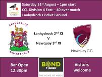 Lanhydrock 2nd XI v Newquay 3rd XI