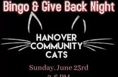 Give Back & Bingo Night - Hanover Community Cats