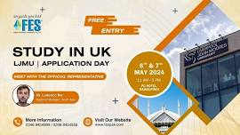 Liverpool John Moores University - Application Day At PC Hotel, Rawalpindi