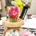 PRESSED FLOWER CANDLE POURING + SCENT MIXOLOGY