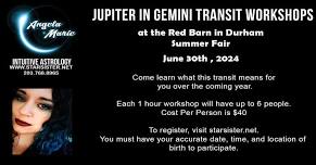 Jupiter in Gemini Transit Workshop