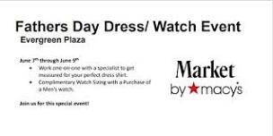 Father's Day Dress Shirt/Watch Sizing Event