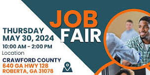 Employer Registration: WorkSource Middle GA Crawford County Career Fair