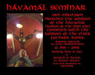 Hávamál Seminar