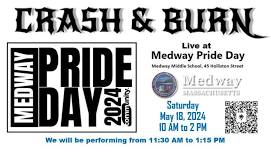 Crash & Burn at Medway Pride Day - Medway Middle School