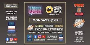 Trivia Night | Buffalo Wild Wings Summerville SC - MON 6p @LeaderboardGames