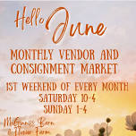 June Consignment and Vendor Market