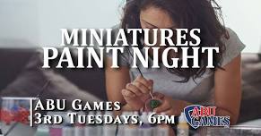 Miniatures Paint Night