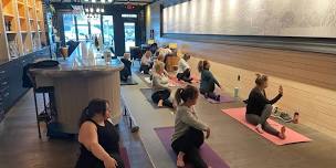 Yoga + Wine at Rocky Pond Chelan Tasting Room