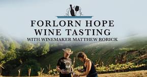 Forlorn Hope Wine Tasting