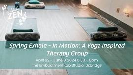 Spring Exhale - In Motion:  A Yoga Inspired Therapy Group (6-weeks)