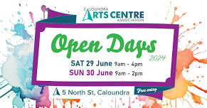 Caloundra Art Centre Association ✨OPEN DAYS✨