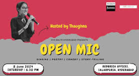 Open Mic By Kya Bolte Hyderabad in Salarpuria, Hyderabad