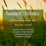 Summer Solstice Ritual and Celebration