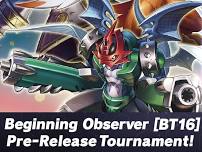 **DIGIMON CARD GAME Beginning Observers Pre-Release Tournament**